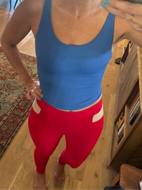 Montiel blue workout tank XS